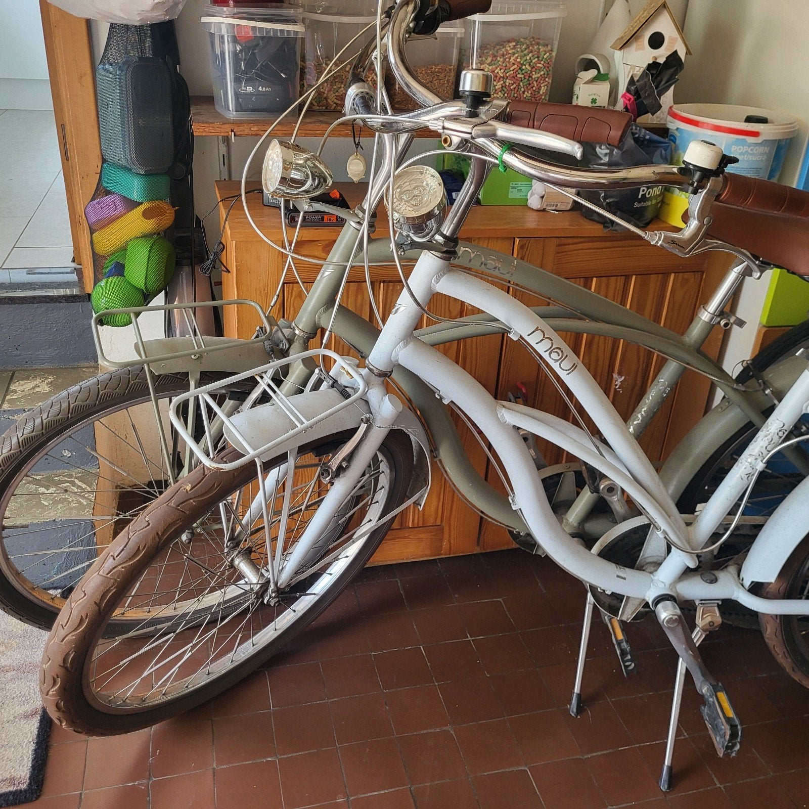2  fietsen Heren en dames fiets. Choppers, Fietsen en Brommers, Fietsen | Oldtimers, Ophalen
