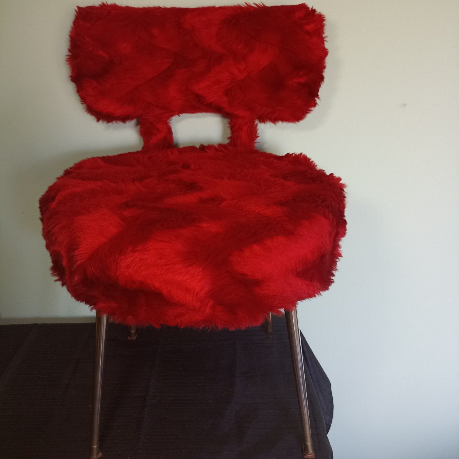 Chaise Pelfran « Moumoute » vintage (années 1960) — Excellen, Maison & Meubles, Enlèvement ou Envoi