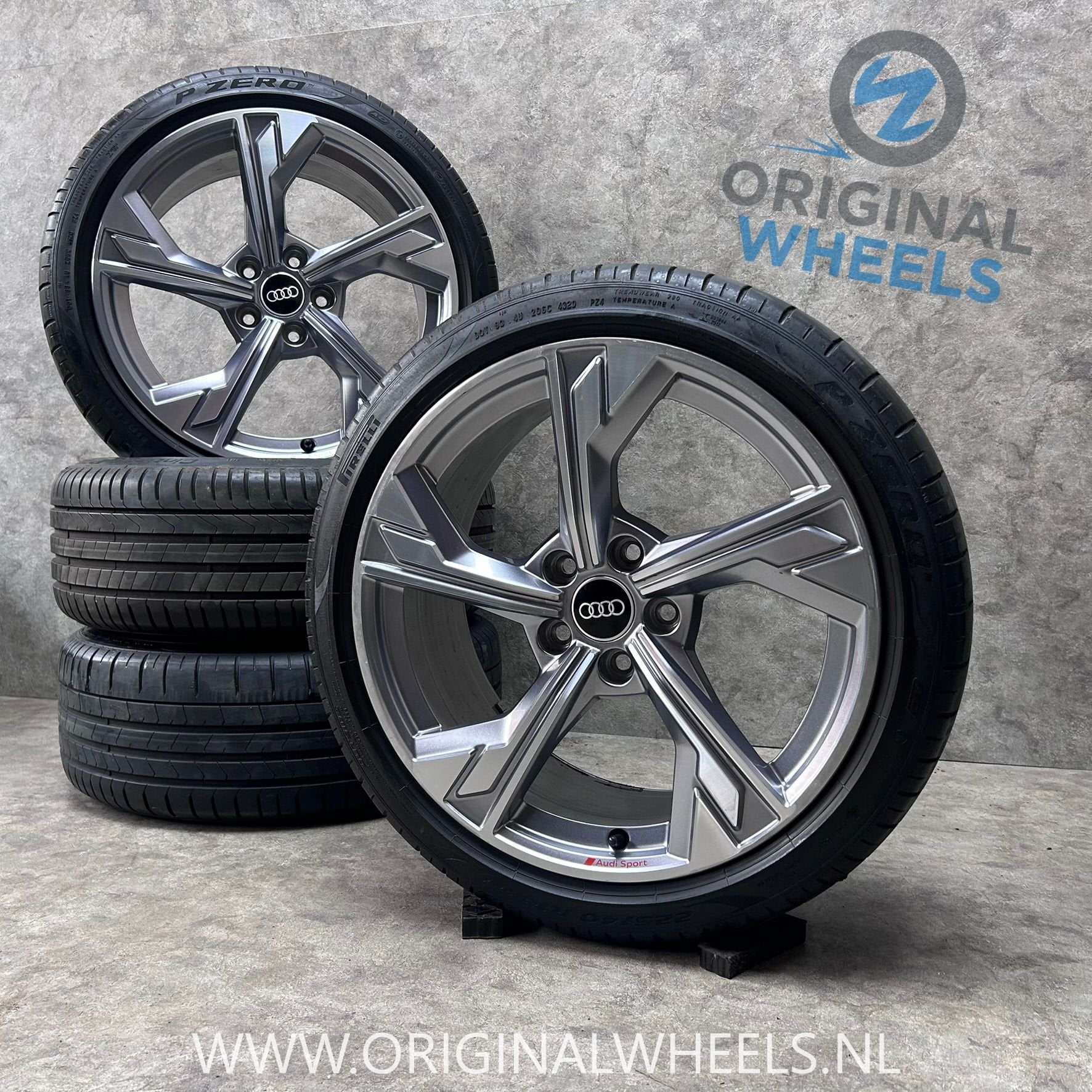 18 inch originele velgen + zomerbanden Audi A3 S3 8Y, Pneus et Jantes, Véhicule de tourisme, Pneus été, -