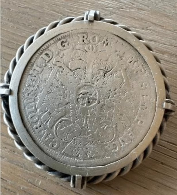 Thaler van Keizer Karel VI (1711-1740), Antiek en Kunst, Antiek | Zilver en Goud, Zilver, Ophalen of Verzenden