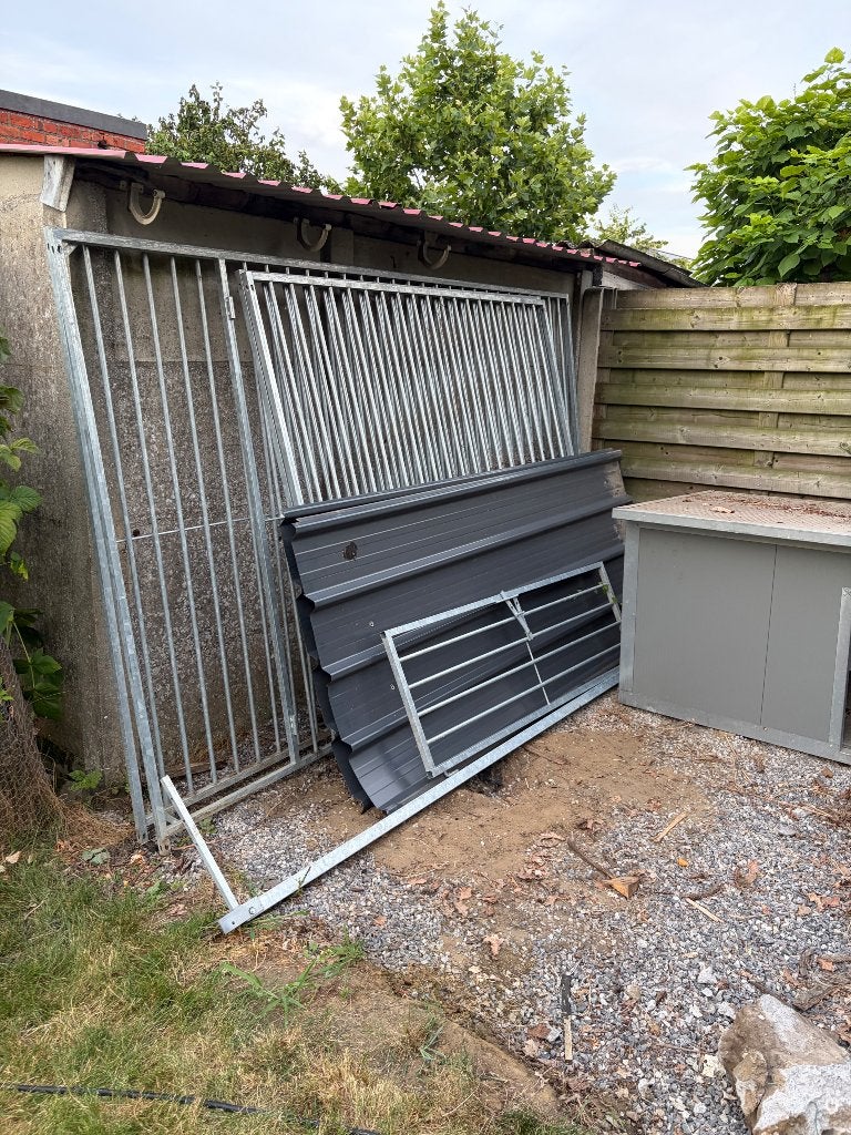 Honden kennel, Dieren en Toebehoren, Ophalen, Hondenkennel, 100 cm of meer, 110 cm of meer