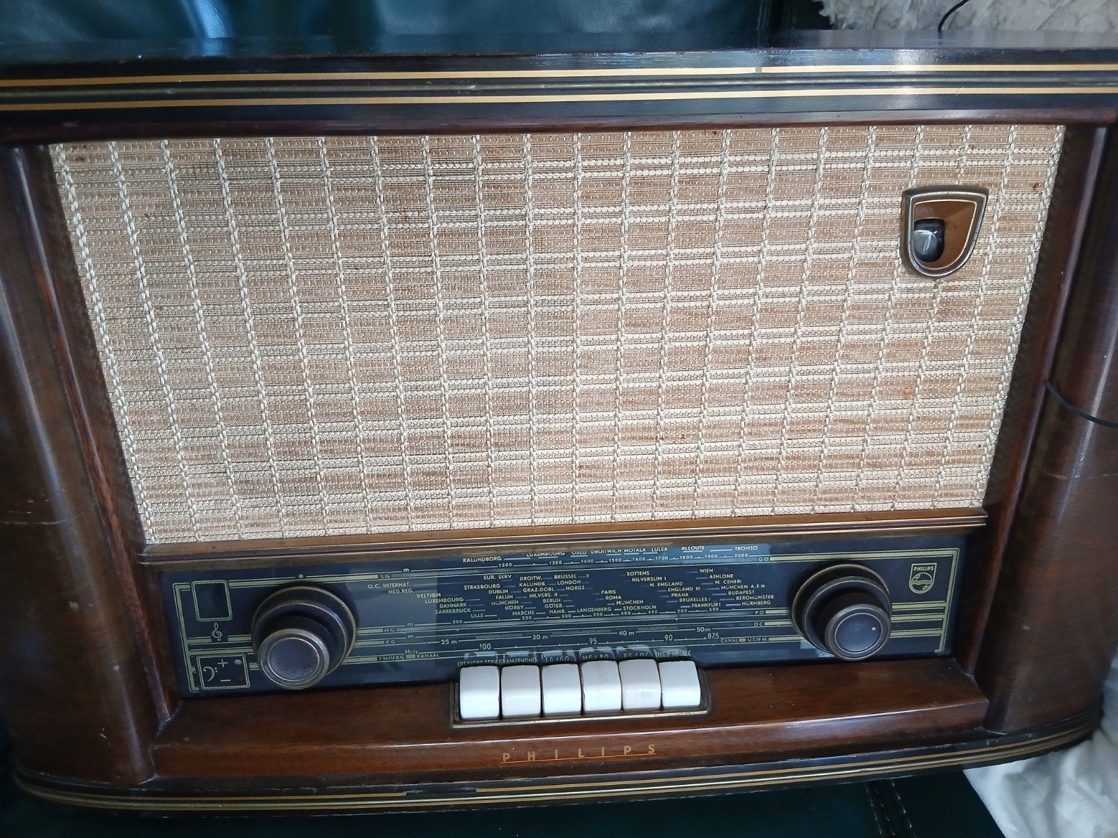 Vintage Philips buizenradio jaren '50 (Restauratieproject /, Enlèvement