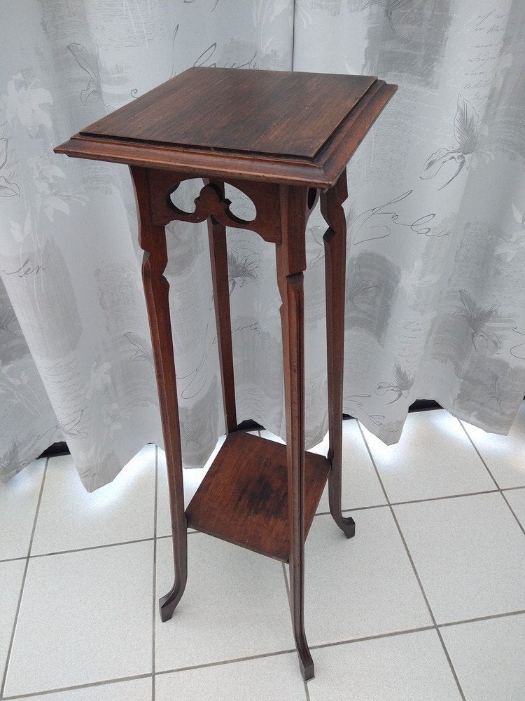 Antieke of vintage houten bijzettafel, Antiek en Kunst, Ophalen