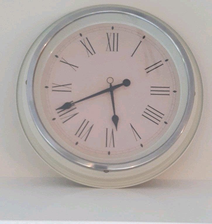 horloge murale/montre, Enlèvement, IKEA, Beige, Horloge murale