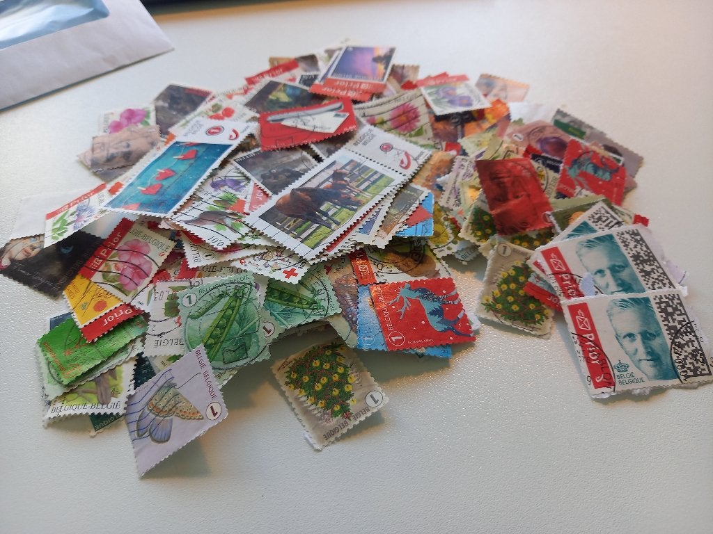 Postzegels eurozegels België pakket, Ophalen, Gestempeld, Gestempeld, Europa