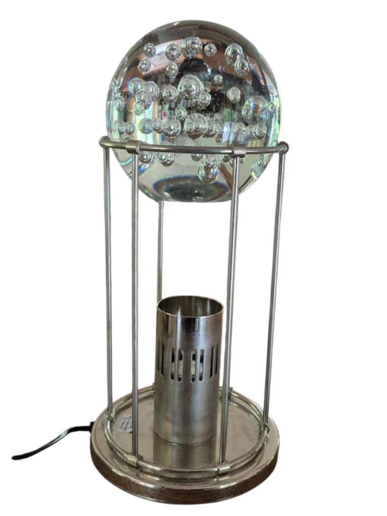 Lampe Bubble Massive vintage de 39 cm de haut, Enlèvement, Utilisé