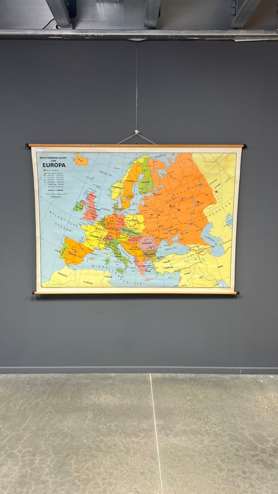 Kaart europa, Enlèvement, Géographie