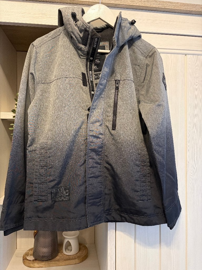 Jas Hollister,maat XS, Ophalen of Verzenden, Zo goed als nieuw, Grijs, Hollister