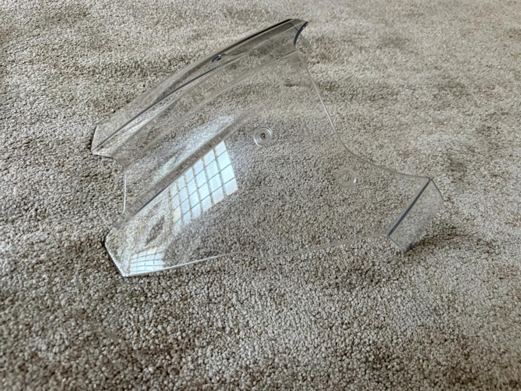 verlaagd windscherm BMW GS F800, Ophalen