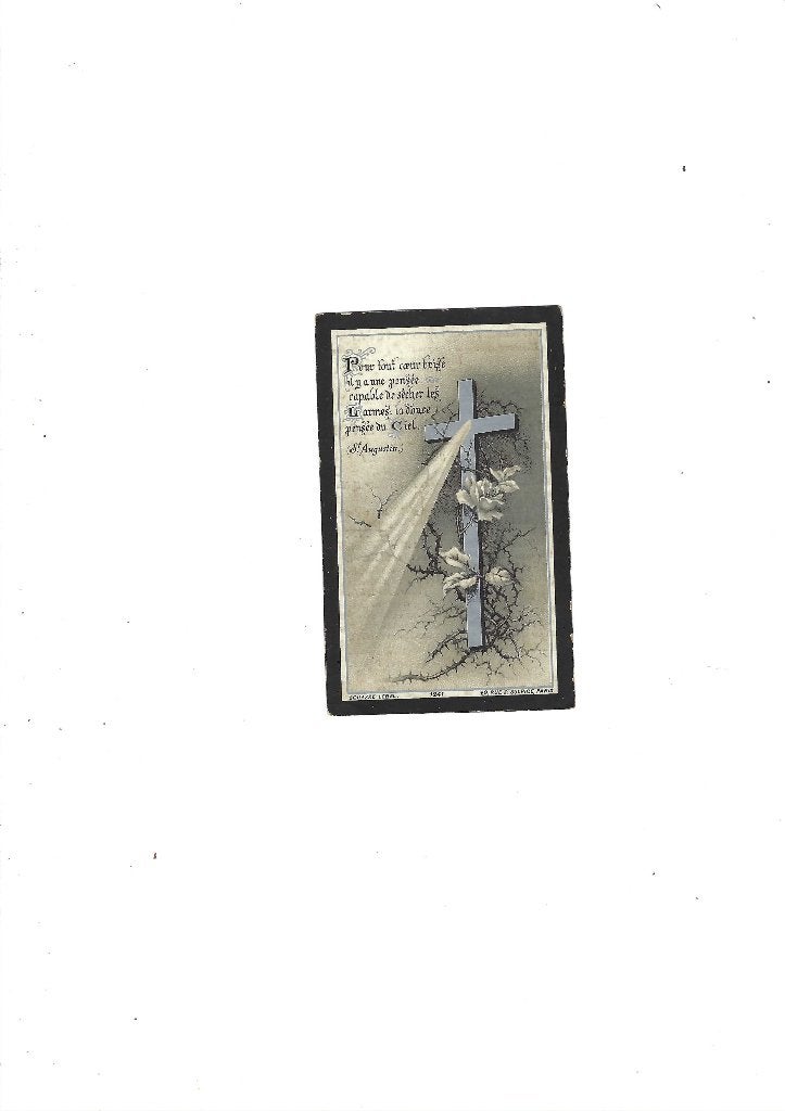 Souvenir de décès, Envoi