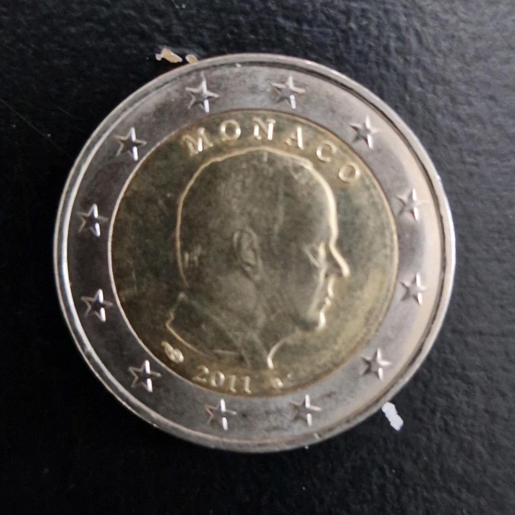 2 euro Monaco 2011, Ophalen of Verzenden, Monaco, 2 euro