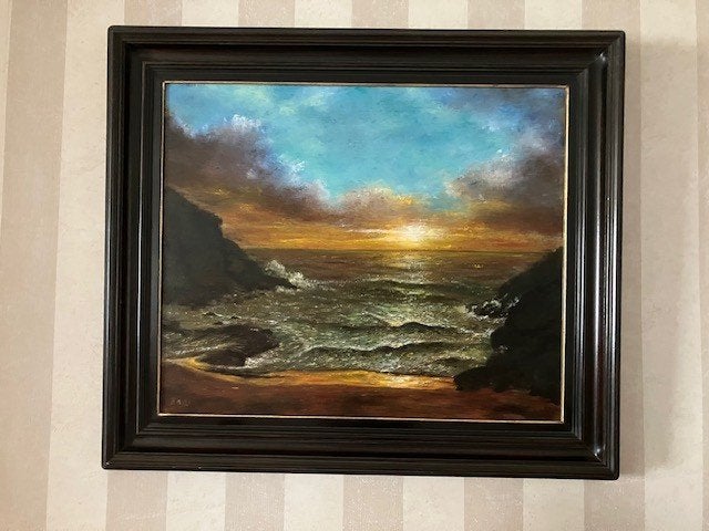 Schilderij, Ophalen, Ingelijst
