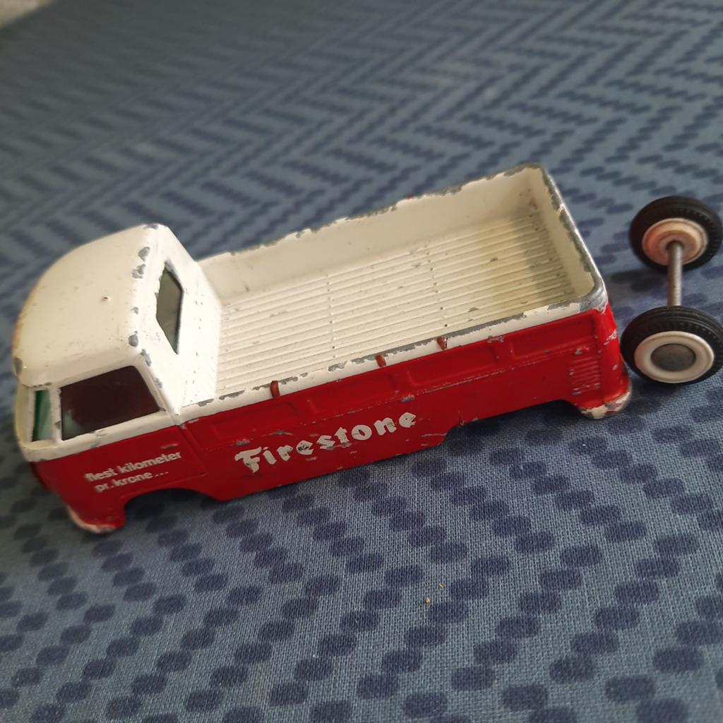 TEKNO DENMARK*1/43*VW PICK-UP T1*VINTAGE*TE RESTAUREREN*, Enlèvement, Utilisé, Bus ou Camion, Autres marques