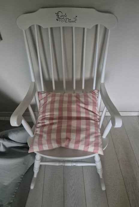 Schommelstoel wit, Ophalen, Zo goed als nieuw, Stoel(en)