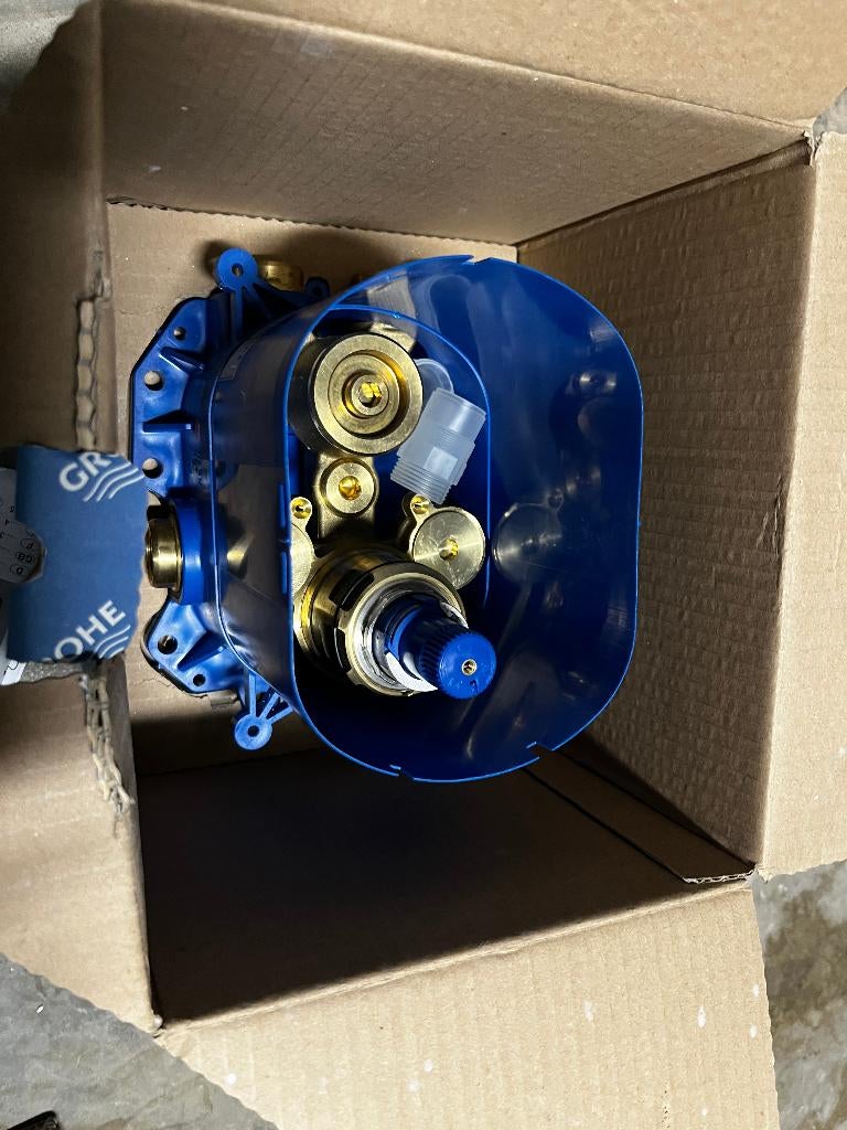 Thermostatische inbouwmengkraan, Doe-het-zelf en Bouw, Ophalen, Nieuw, Bad