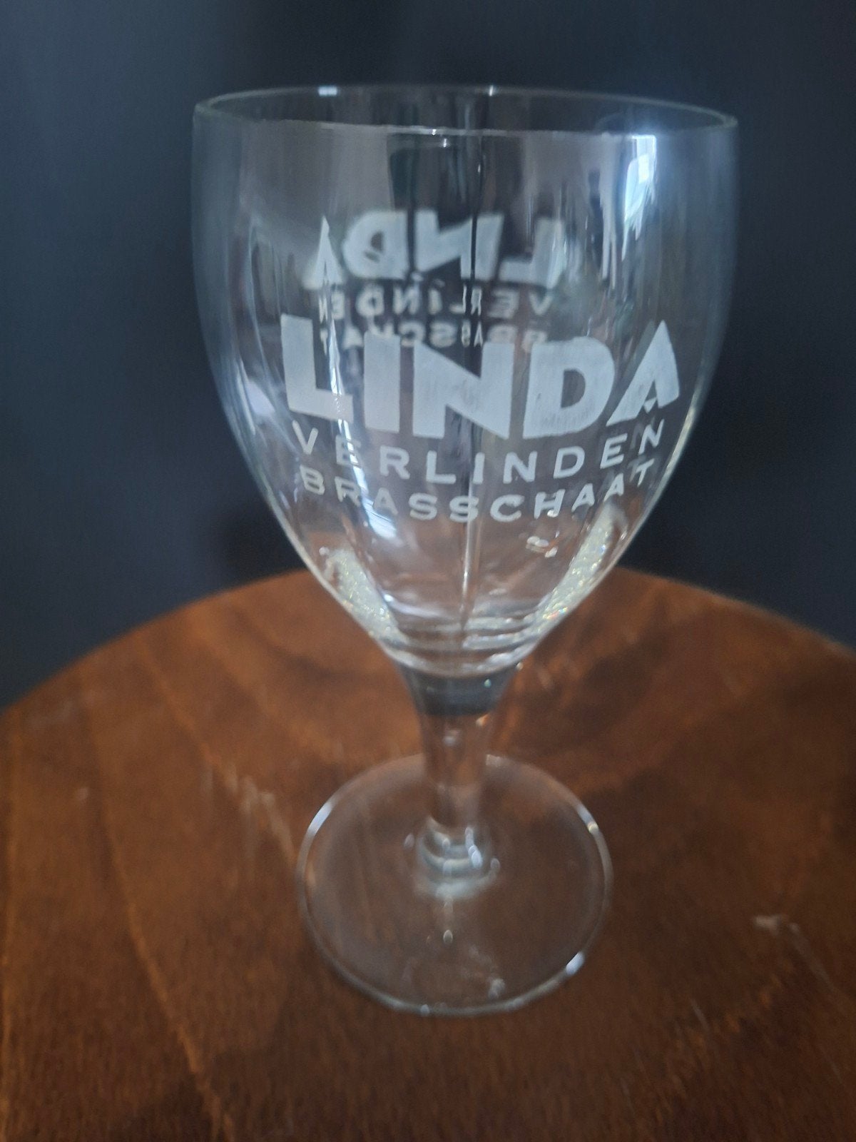Ancien verre Linda Verlinden Brasschaat., Enlèvement