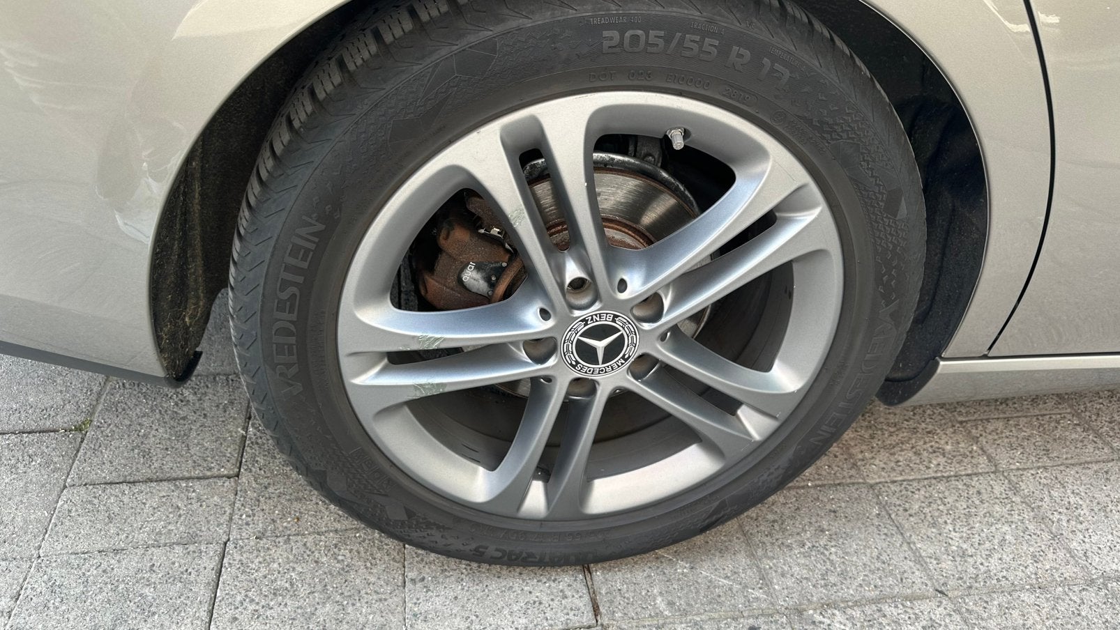Mercedes A-B-CLA ECT 205/55 R17 velgen, Auto-onderdelen, Ophalen, Gebruikt, Banden en Velgen, 17 inch