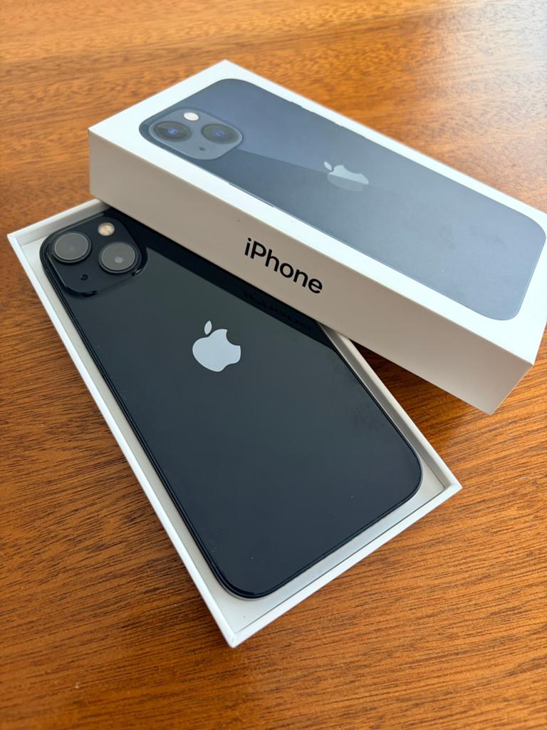 Apple iPhone 13 128 GB, Ophalen, Zo goed als nieuw, Zwart, IPhone 13