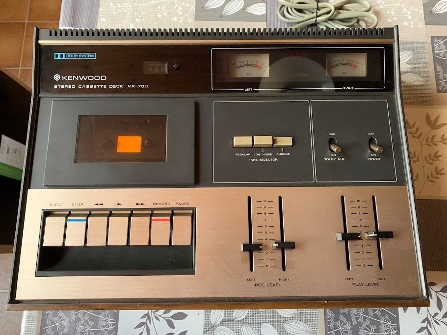 Kenwood  KX 700 Cassettedeck, Audio, Tv en Foto, Cassettedecks, Ophalen, Enkel, Kenwood, Tape counter