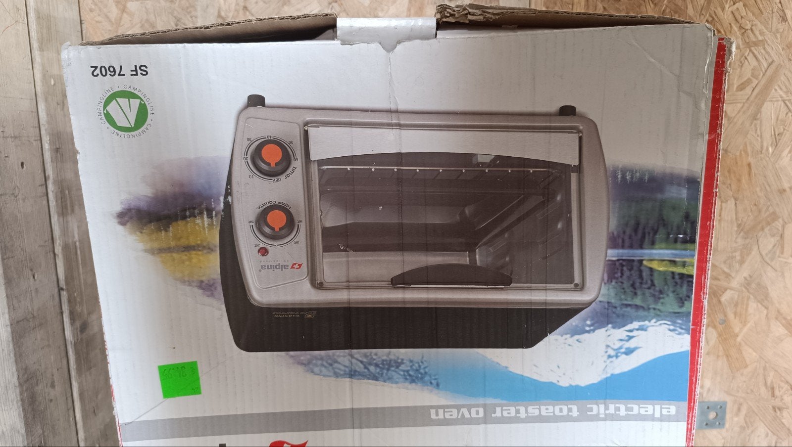 camping oventje alpina, Ophalen, Gebruikt, Vrijstaand, Mini-oven