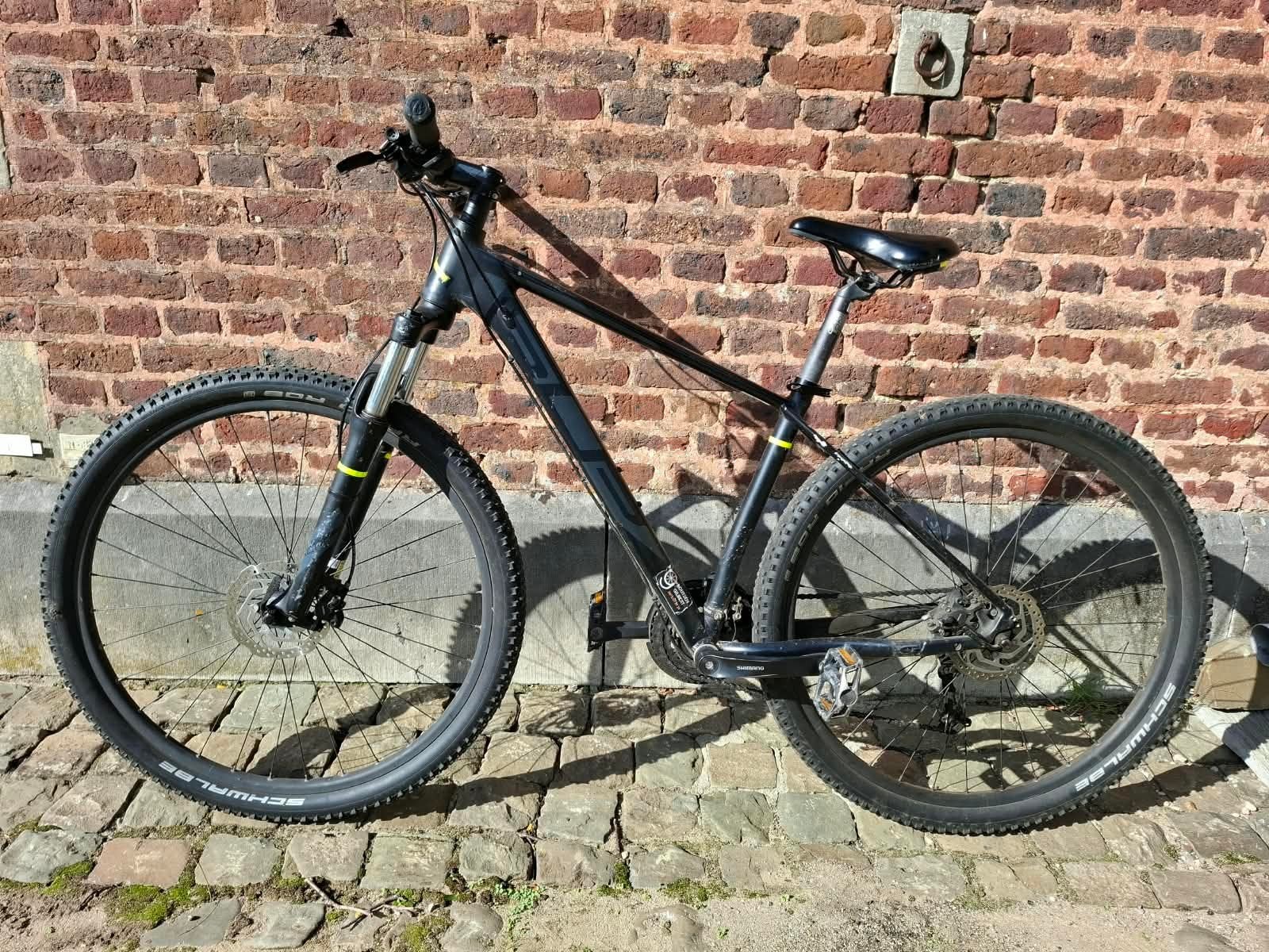 MTB 29 inch, hydraulische remmen en 21 versnellingen, Ophalen, Gebruikt