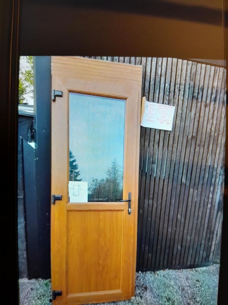 Porte ,châssis fenêtre  pvc chêne doré,, Bricolage & Construction, Fenêtres & Moustiquaires