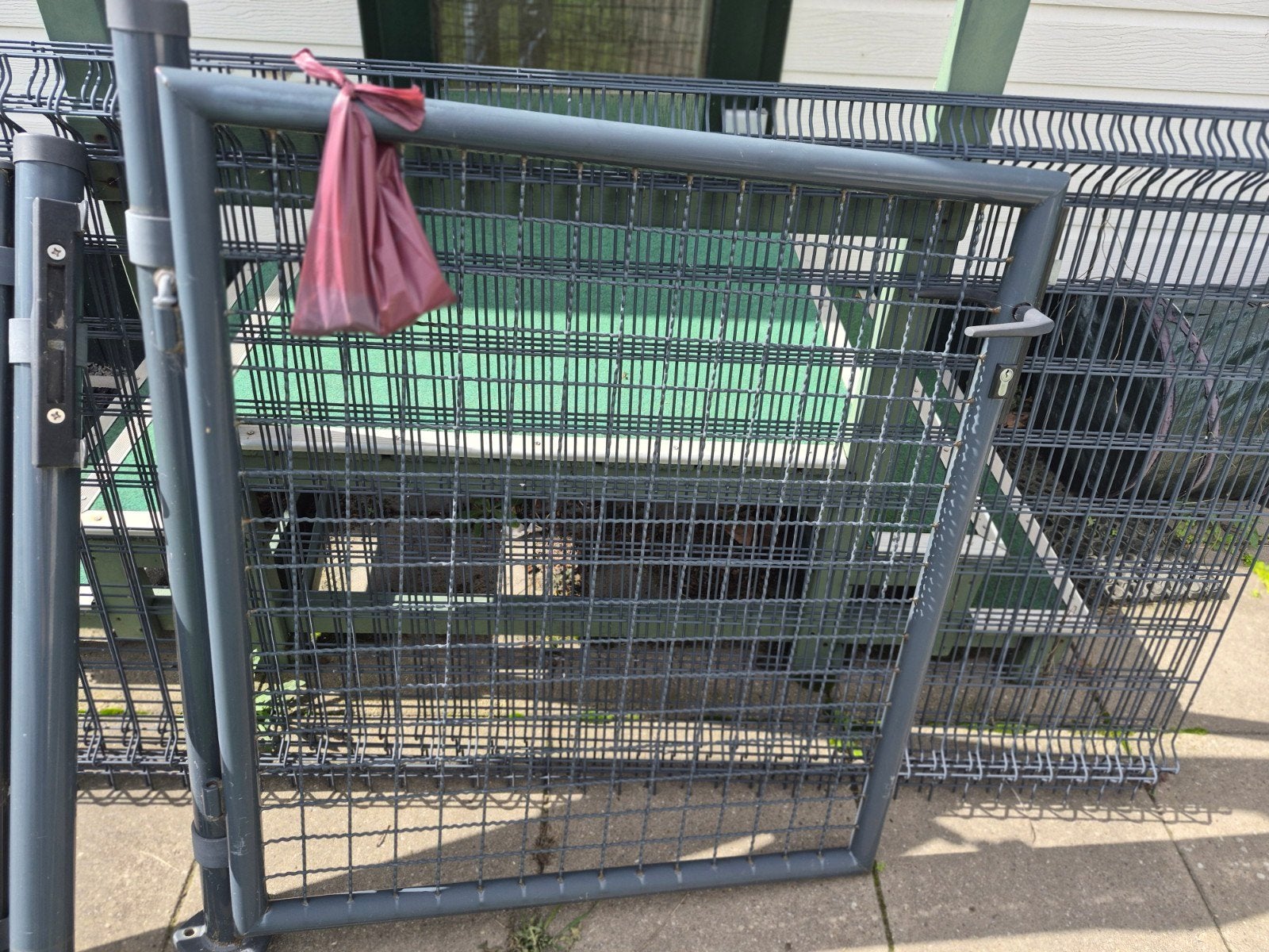 omheining, Comme neuf, Enlèvement, Fer, Porte du jardin
