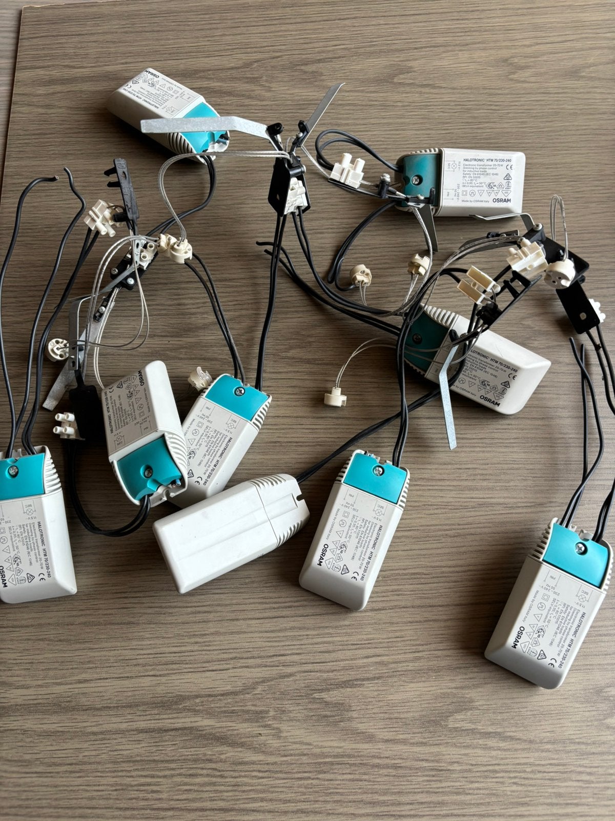 9 Osram Halotronic trznsformatoren, Bricolage & Construction, Électricité & Câbles, Enlèvement ou Envoi, Utilisé, Autres marques
