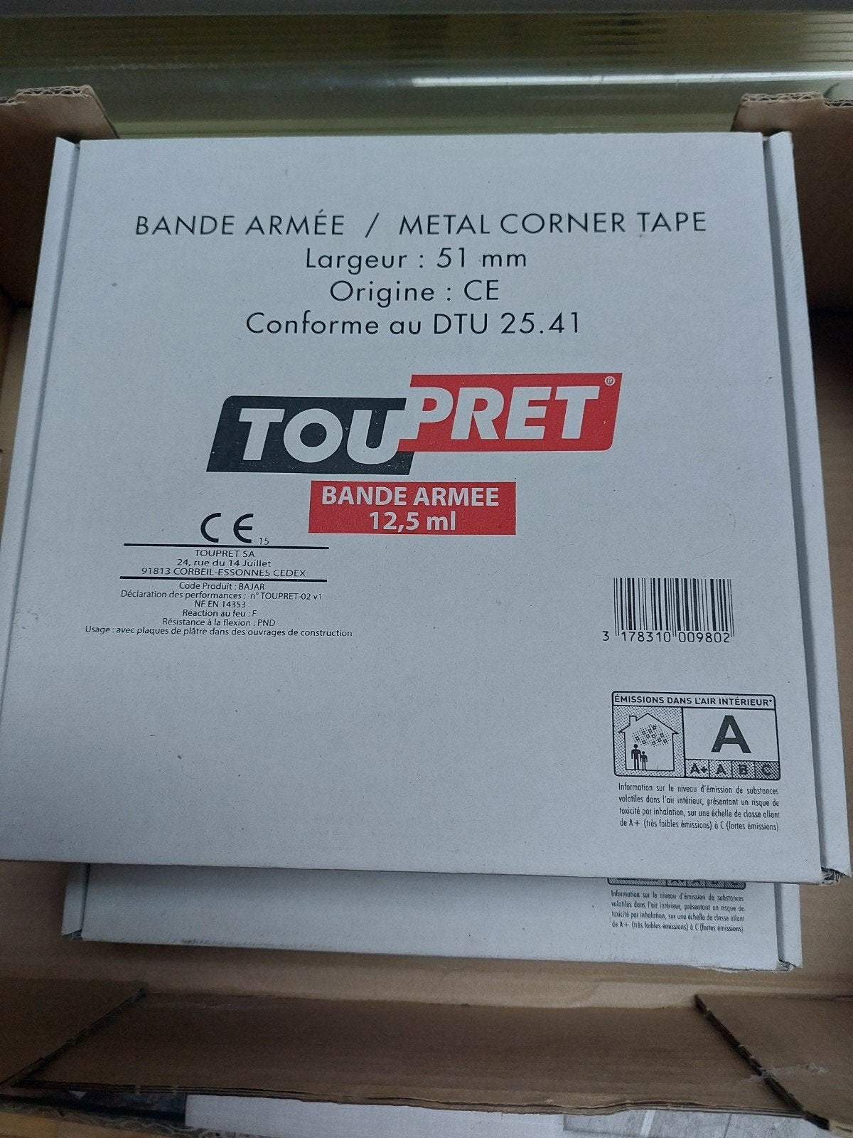 bande armée pour plaques de plâtre 51mm, Neuf, Autres matériaux