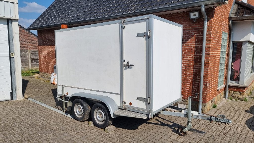 Remorque haute L 3m l 1m50 Hauteur 1m80 Double essieu 750 KG, Enlèvement, Utilisé
