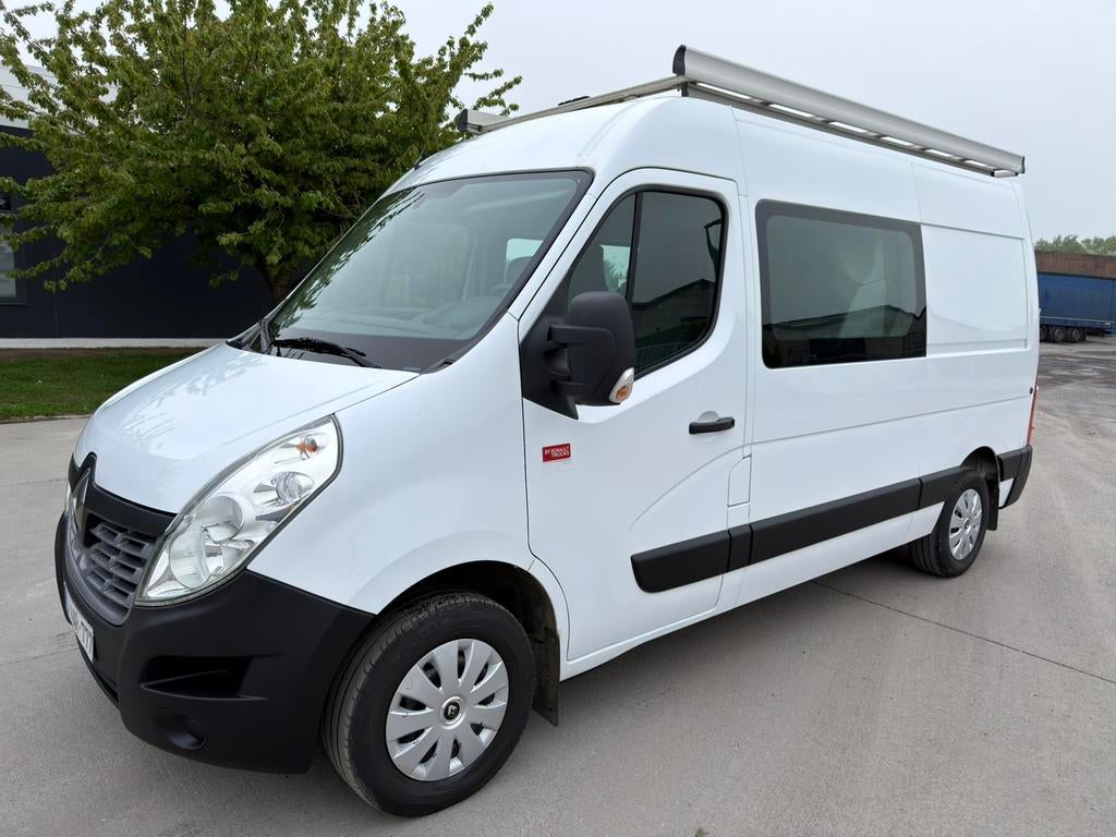 Renault Master 2.3DCI*dubbele cabine*7 zitplaatsen, Auto's, Voorwielaandrijving, Renault, Bedrijf, 5 deurs