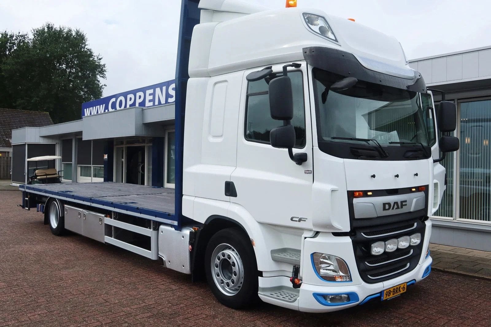 DAF CF 410 Open Laadbak / 4 SEATS!, Autos, Achat, Entreprise, ABS, Diesel