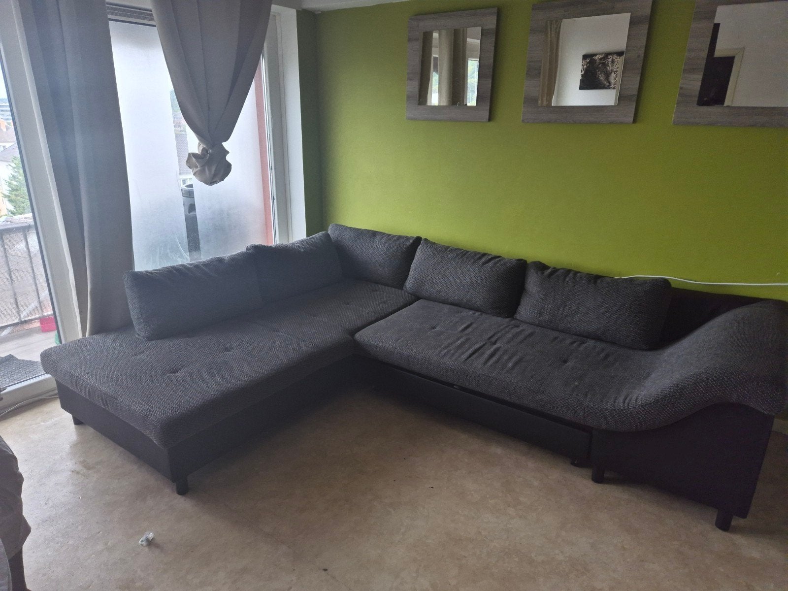 canapé convertible, Maison & Meubles, Canapés | Coins salons complets, Enlèvement, Comme neuf, Tissus