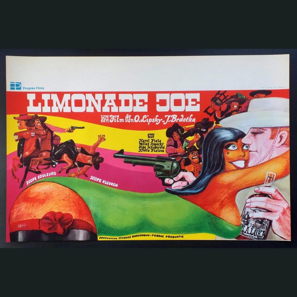 GUY PEELLAERT Lemonade Joe 1964 pop art western poster, Verzamelen, Posters, Verzenden