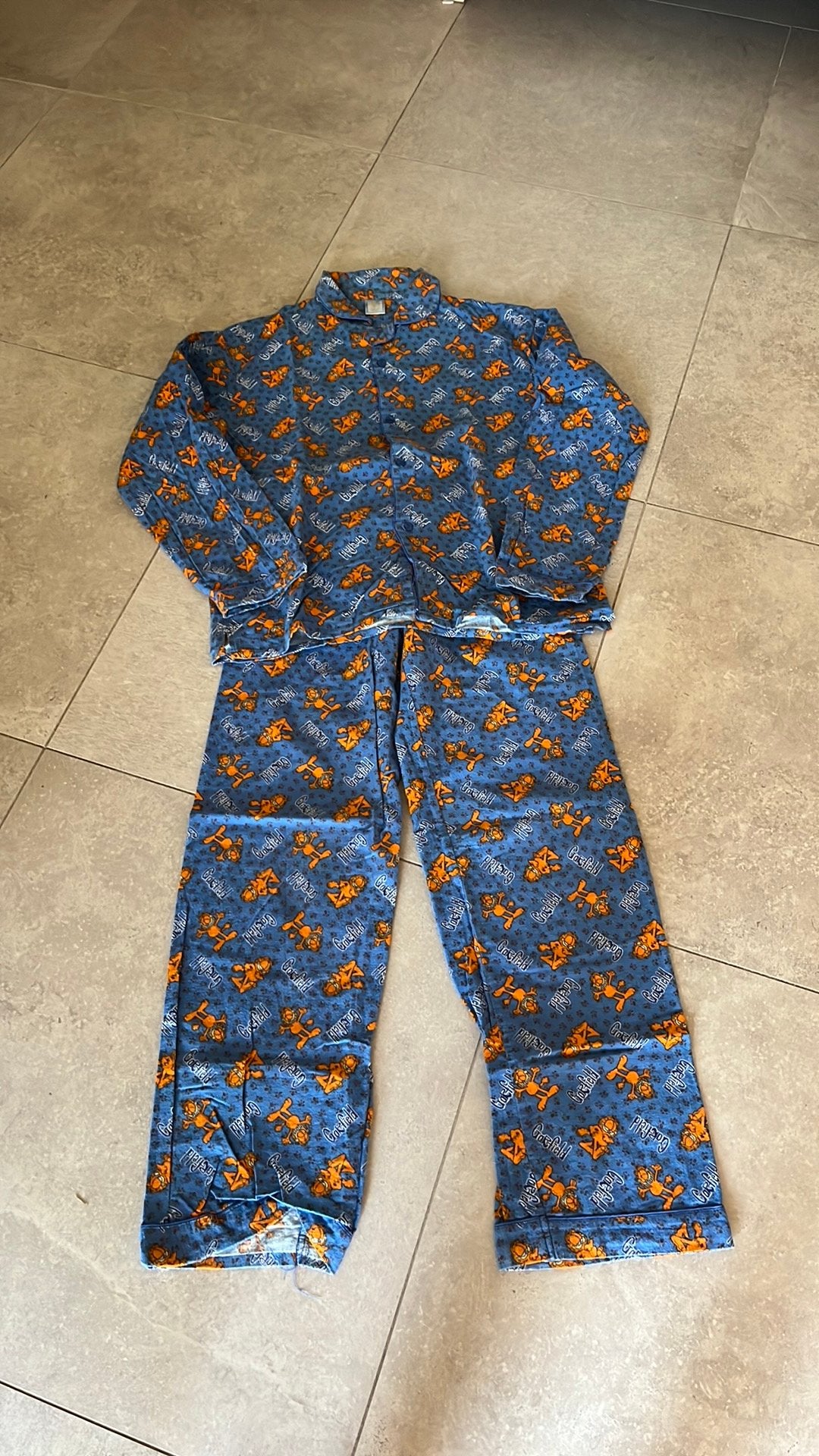 Garfield pyjama maat 170/176, Kinderen en Baby's, Kinderkleding | Maat 170, Ophalen of Verzenden, Zo goed als nieuw