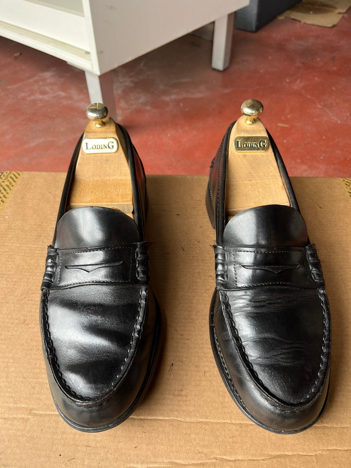 Mocassins Sebago, Enlèvement ou Envoi, Porté, Noir