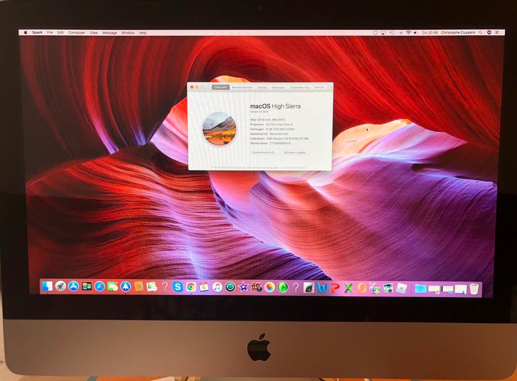 Apple IMac 21,5 inch i5 500GB 8GB - in perfecte staat, Computers en Software, Ophalen, Zo goed als nieuw, IMac