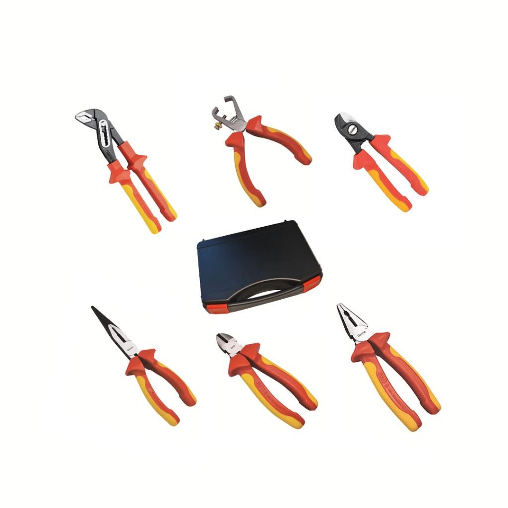 Lot de 6 pinces VDE Germat - Cut - Com, Enlèvement ou Envoi, Neuf