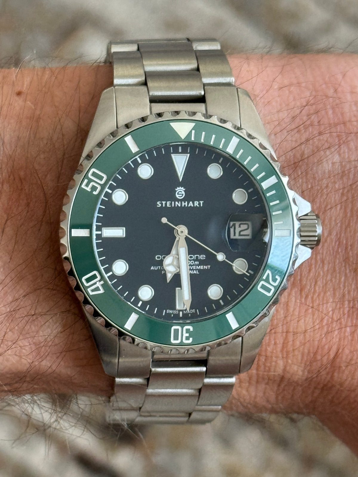 Steinhart Ocean One 39 - Automatique, Montre-bracelet, Autres marques, Acier, Enlèvement