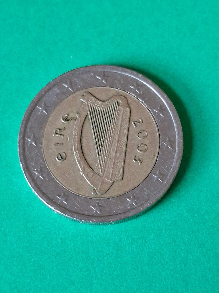 2003 Irlande 2 euros, rare, Envoi, Irlande, 2 euros, Monnaie en vrac