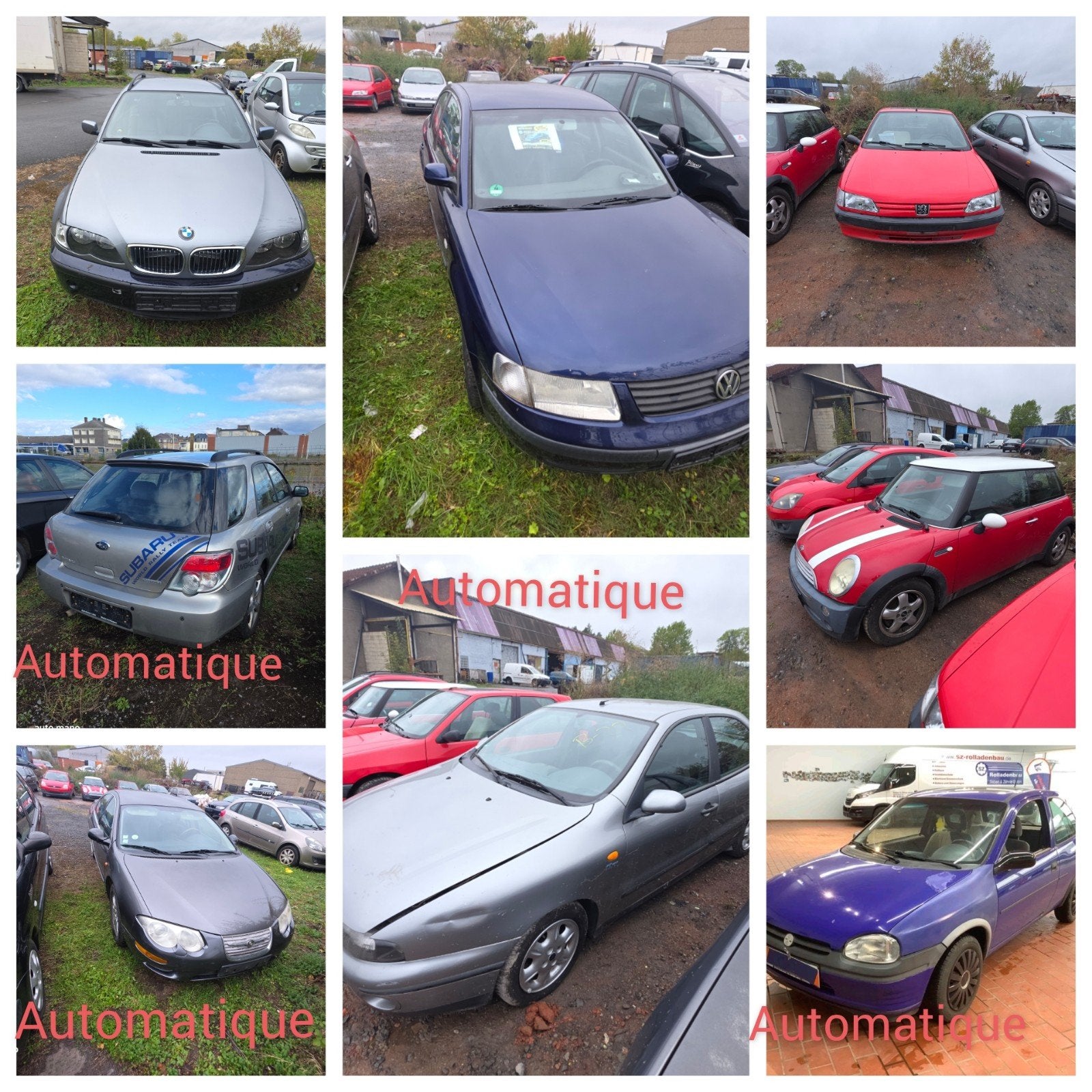 lots de véhicules, Achat, Entreprise, Automatique, Essence