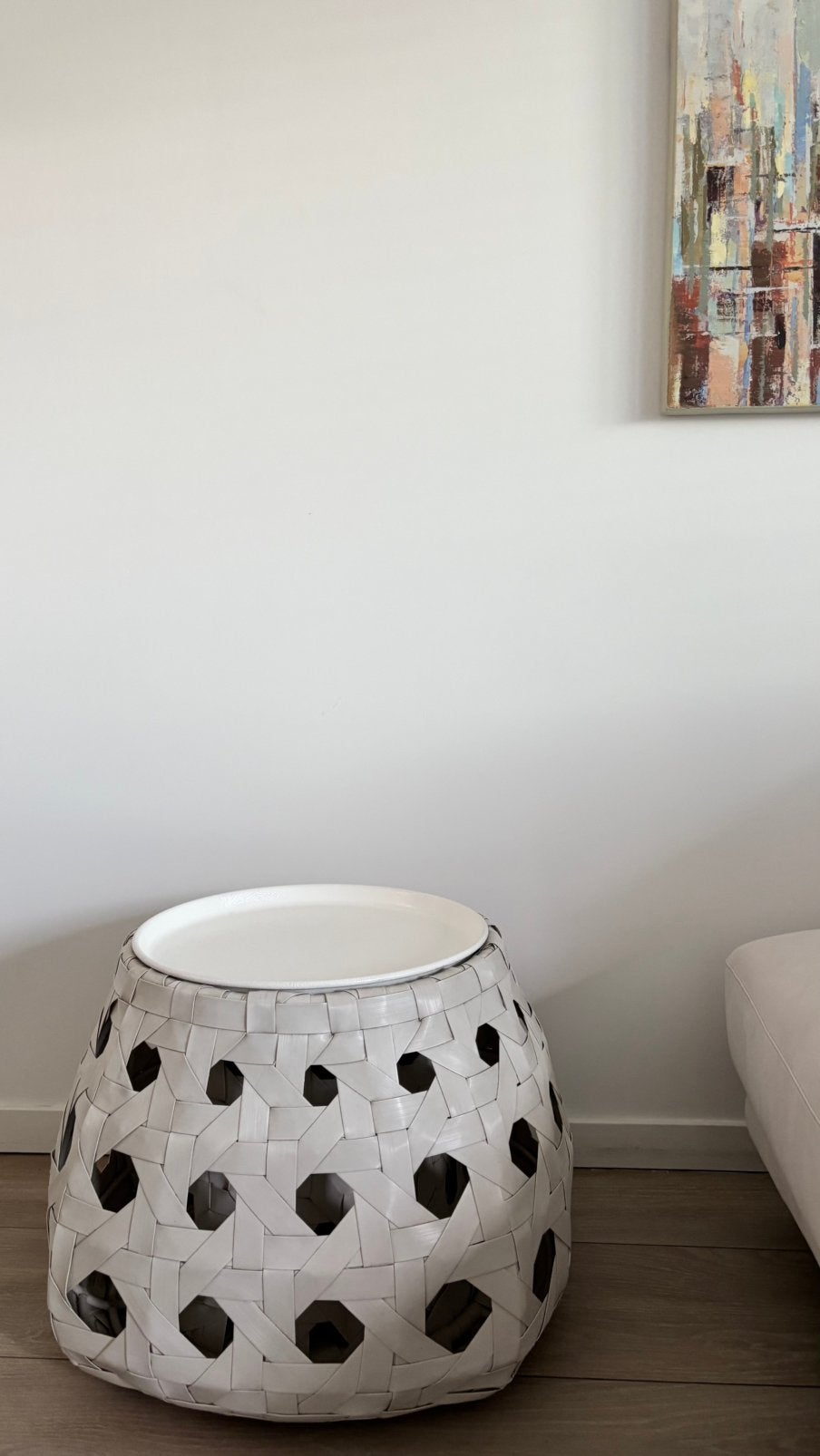 B&B Italia (Design bijzettafeltje) 65 diam, Huis en Inrichting, Ophalen, Zo goed als nieuw