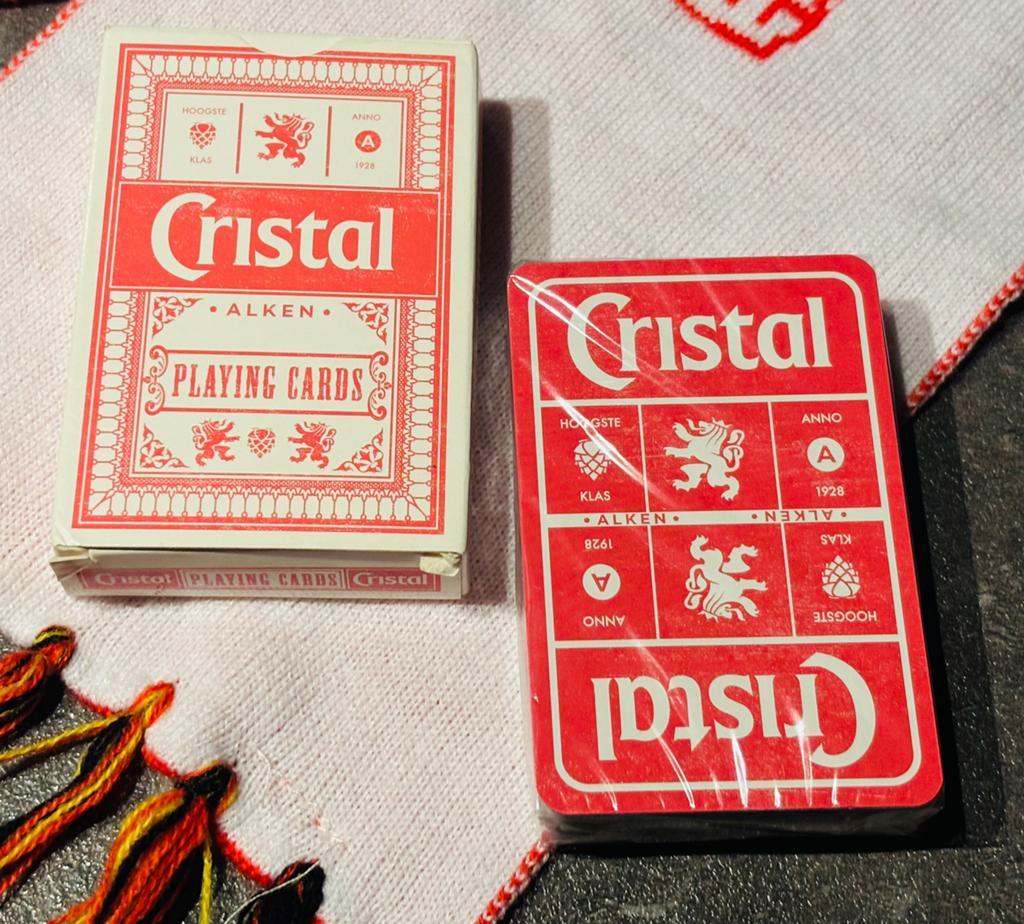 Écharpe Cristal Alken + jeux de cartes, Enlèvement ou Envoi, Comme neuf