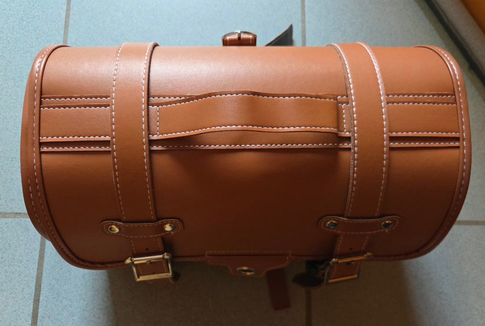 Sacoche en cuir marron pour Vespa, Enlèvement ou Envoi