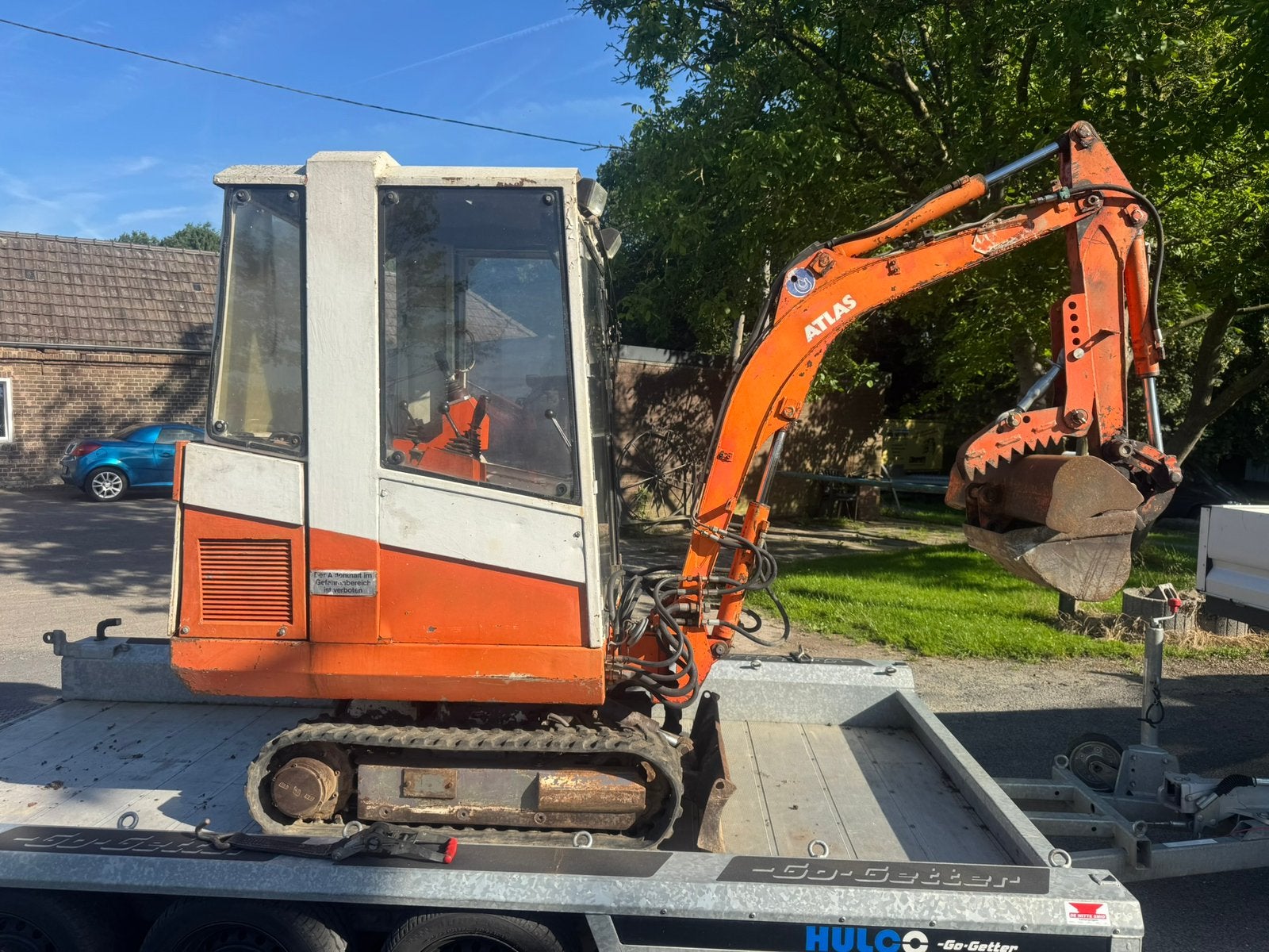 Mini-pelle Atlas R404 de 1,5 t ! 5750€ nets, Autos : Divers, Remorques, Enlèvement, Comme neuf