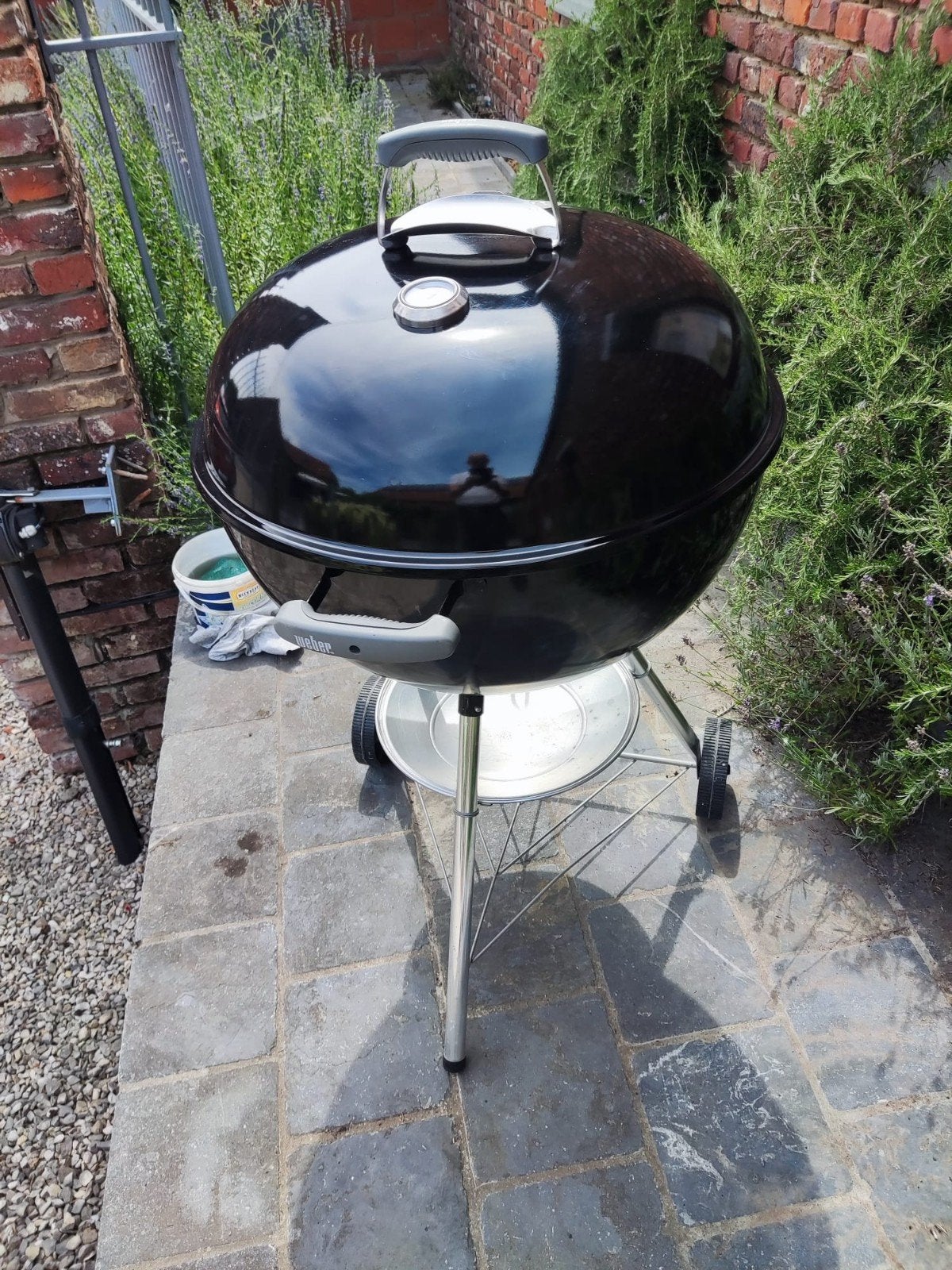 Weber BBQ als nieuw, Tuin en Terras, Houtskoolbarbecues, Ophalen
