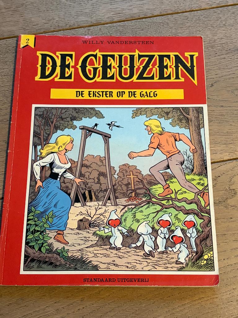De Geuzen - 2 - De ekster op de galg, Eén stripboek, Ophalen of Verzenden, Gelezen, Willy Vandersteen