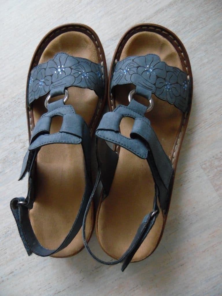 Schoenen, Enlèvement ou Envoi, Comme neuf, Bleu, Chaussures basses