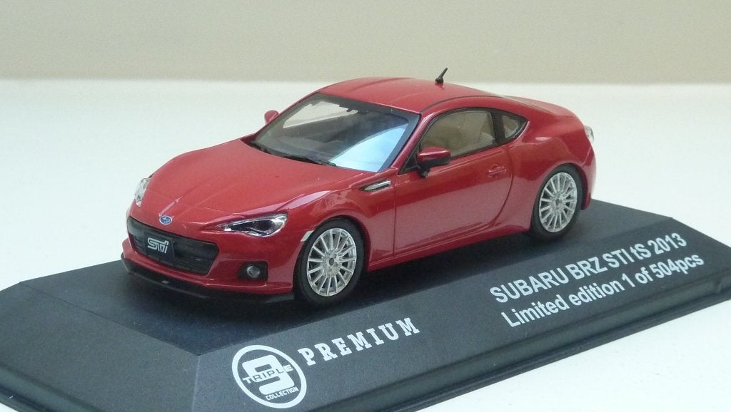 Triple 9 Subaru BRZ STi TS (2013) 1:43, Ophalen of Verzenden, Nieuw, Auto, Overige merken