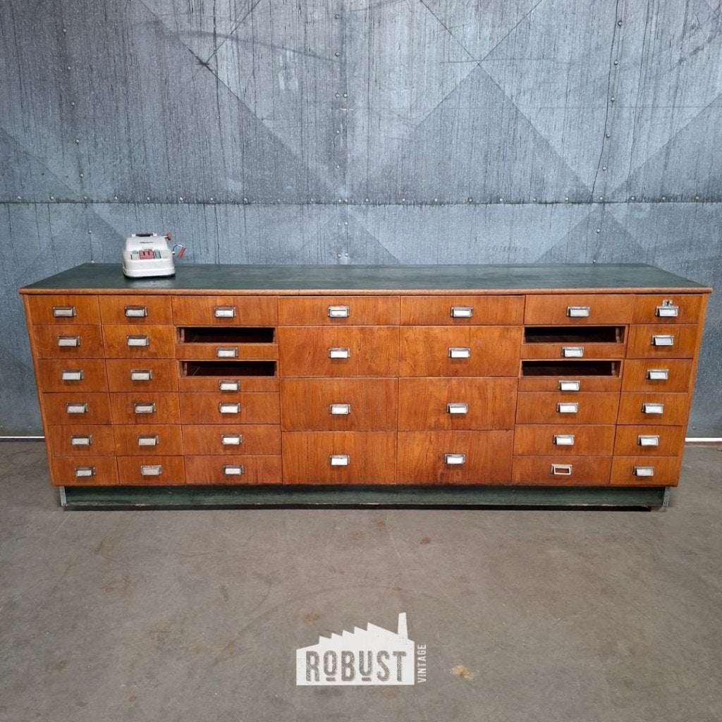 Comptoir de mercerie | milieu du siècle | armoire de magasin, Enlèvement ou Envoi